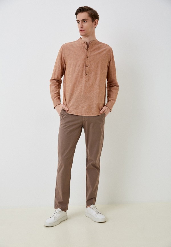 Рубашка Zolla коричневый, размер 54, фото 2