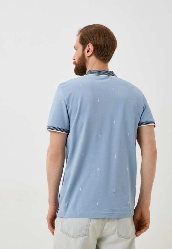 Поло Tom Tailor голубой, размер 46, фото 2