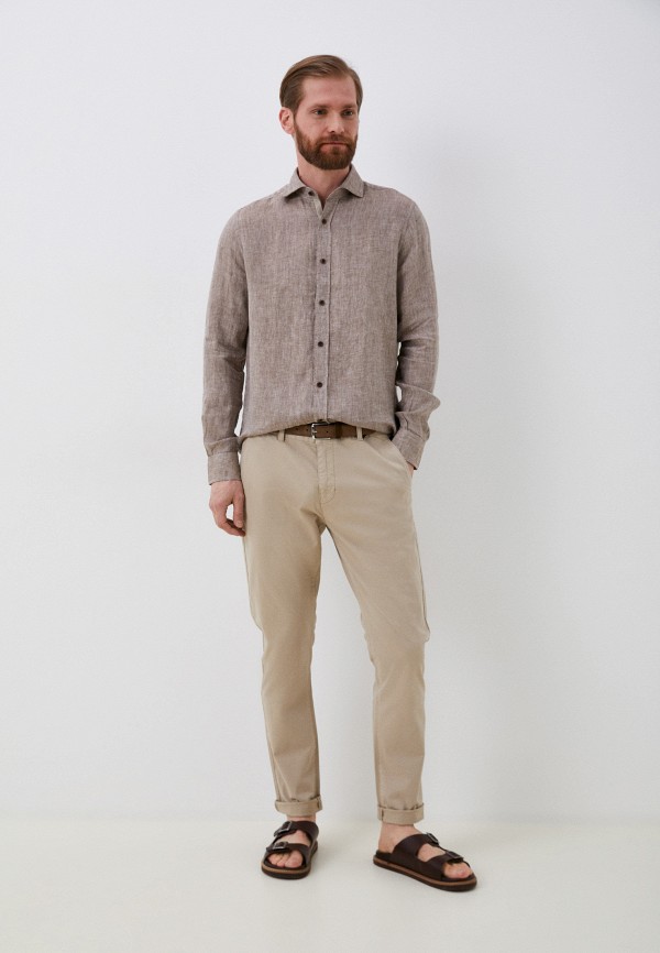 Рубашка Ketroy бежевый, размер 46, фото 2