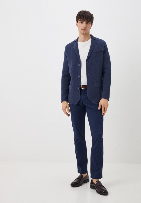 Кардиган Merinospace синий, размер 50, фото 2