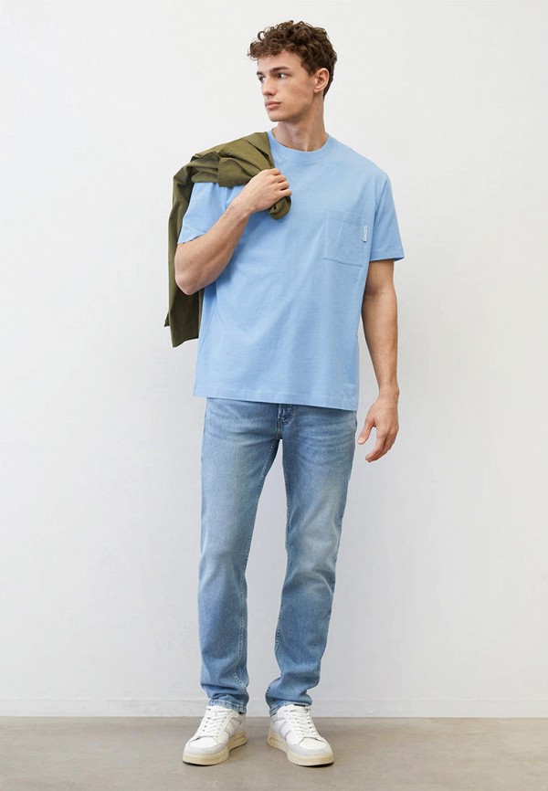 Футболка Marc O'Polo Denim голубой, размер 48, фото 2