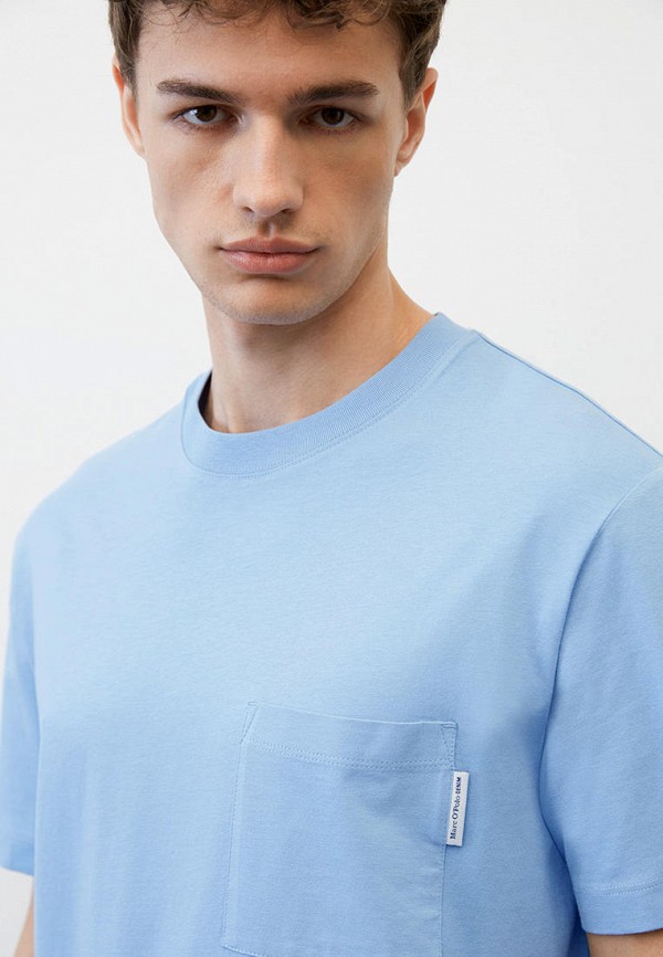 Футболка Marc O'Polo Denim голубой, размер 48, фото 4