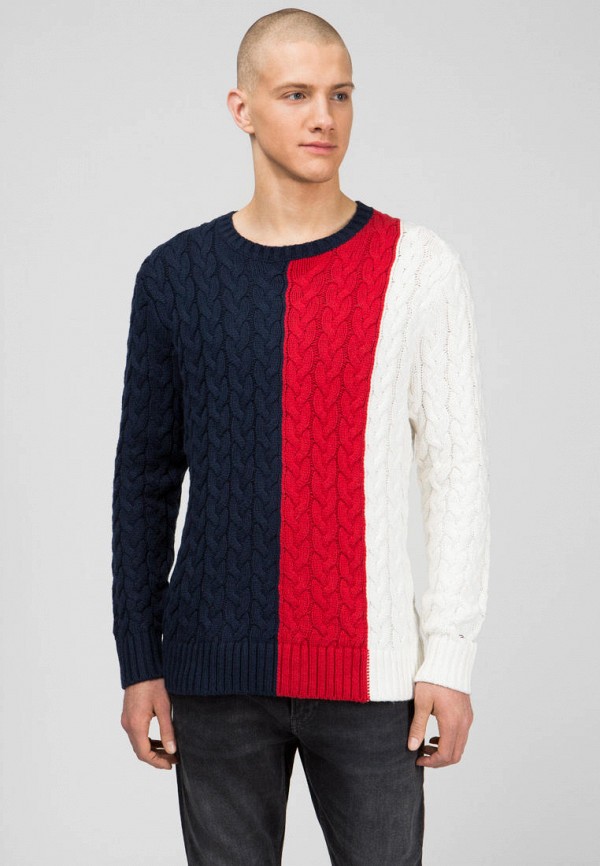 

Джемпер Tommy Hilfiger, Разноцветный, TJM COLORBLOCK CABLE SWEATER
