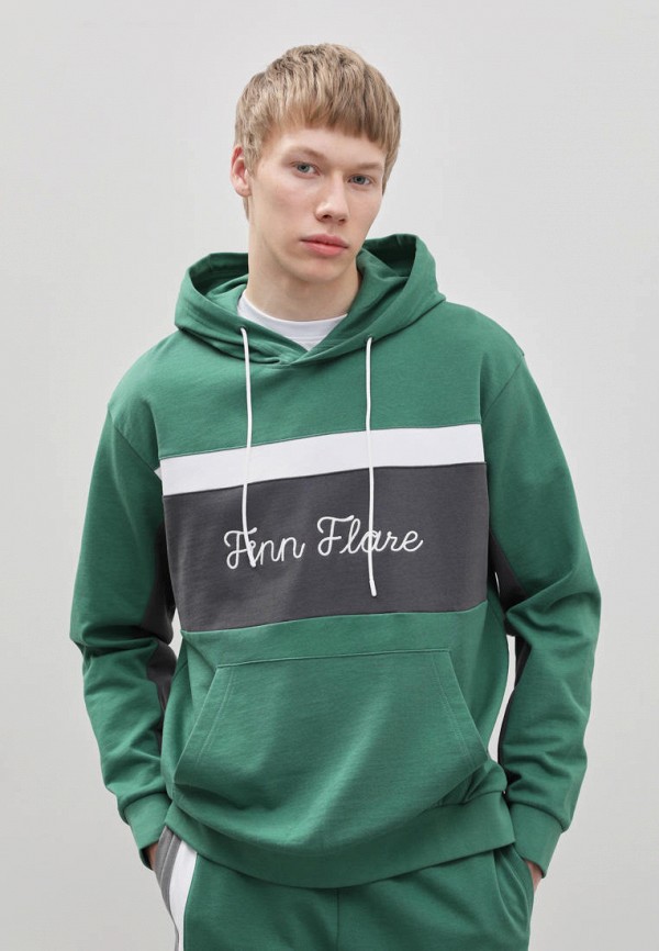 Худи Finn Flare зеленый  MP002XM0N65U