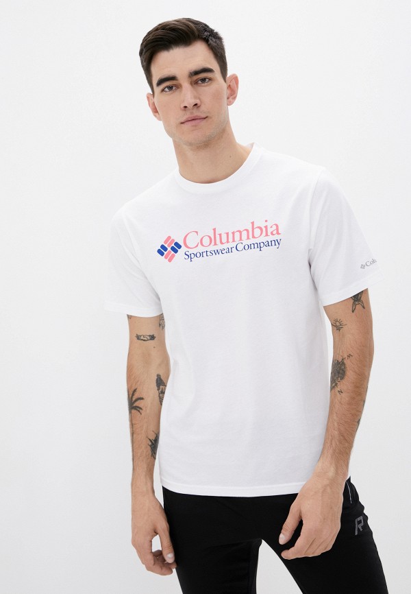 

Футболка Columbia, Белый, CSC Basic Logo™ Short Sleeve
