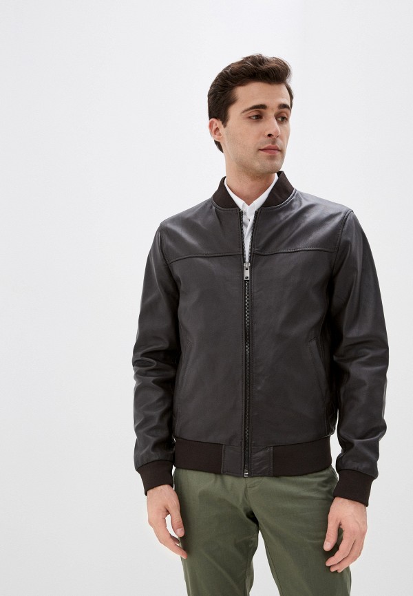 

Куртка кожаная Urban Fashion for Men, Коричневый