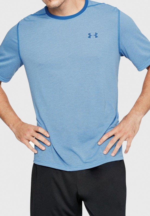 

Футболка спортивная Under Armour, Голубой, THREADBORNE STRIPE