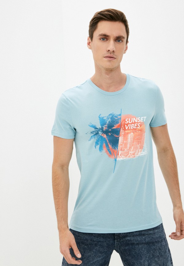 

Футболка Mavi, Бирюзовый, SHORT SLEEVE TOP