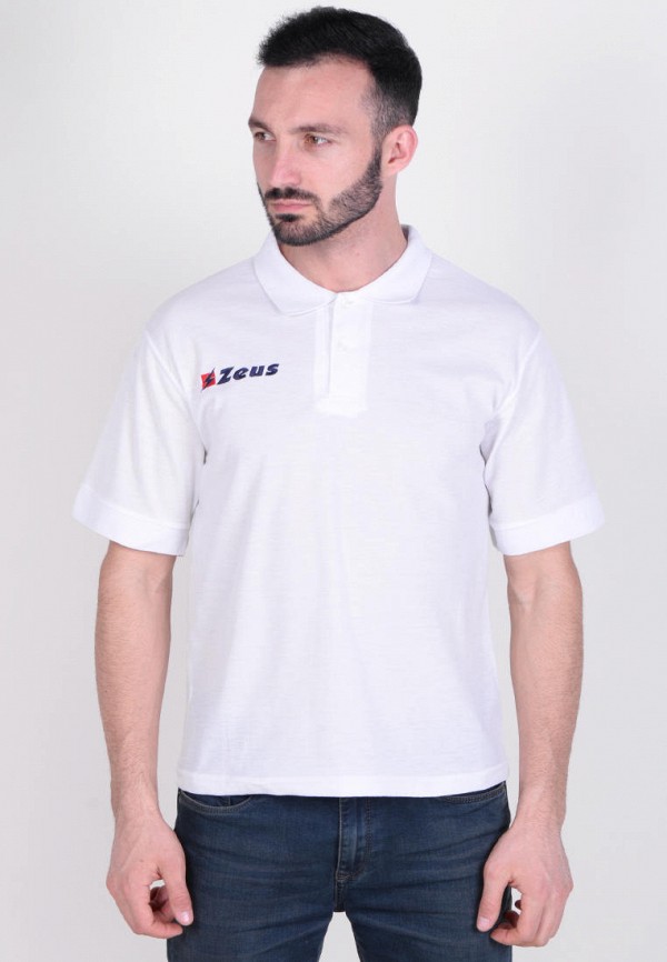 

Поло Zeus, Белый, POLO BASIC M/C BIANC