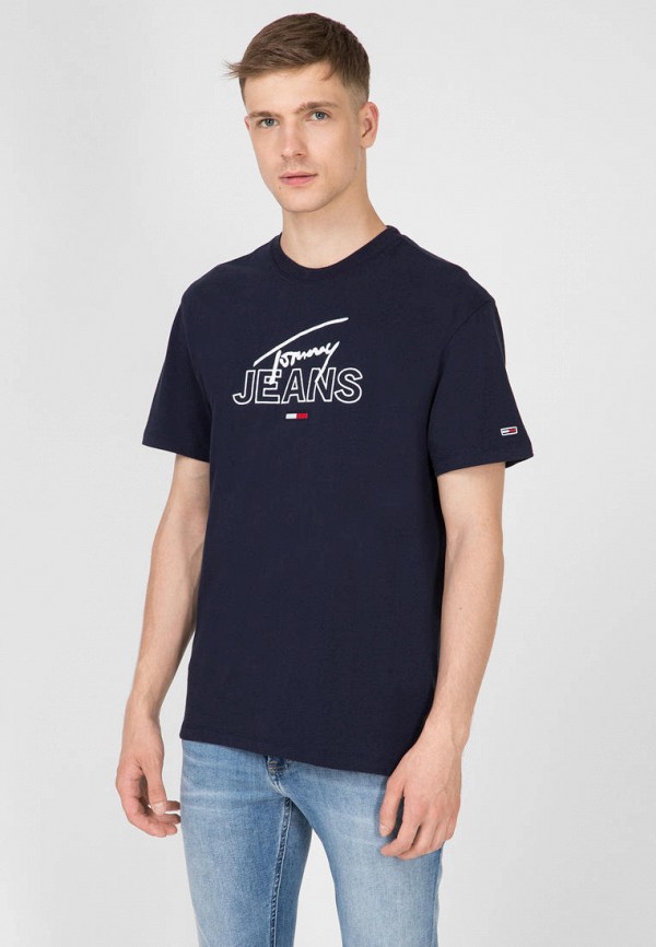 

Футболка Tommy Jeans, TJM TOMMY SCRIPT, Синий