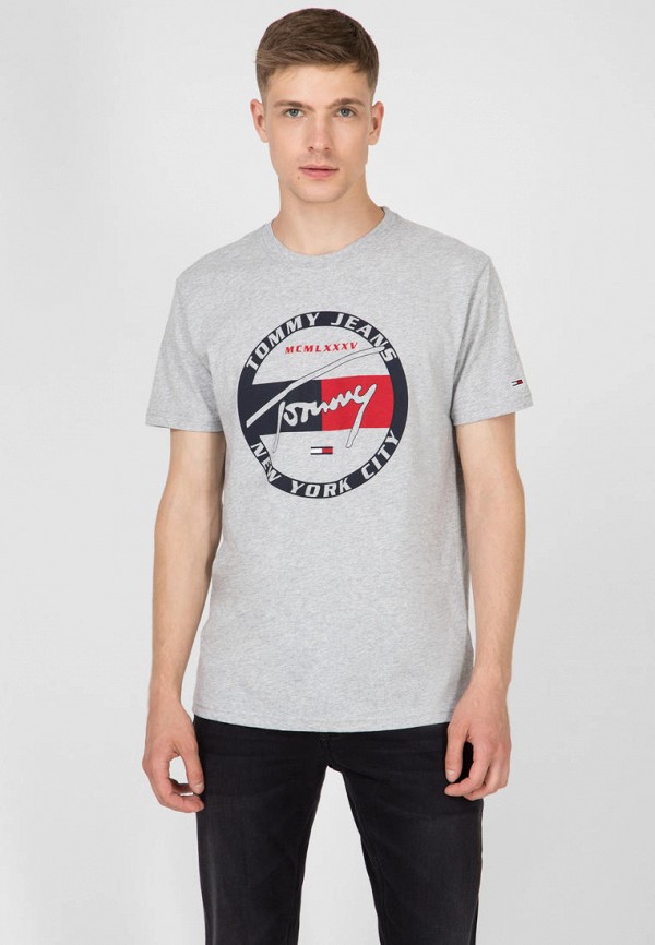 

Футболка Tommy Jeans, Серый, TJM CIRCLE GRAPHIC