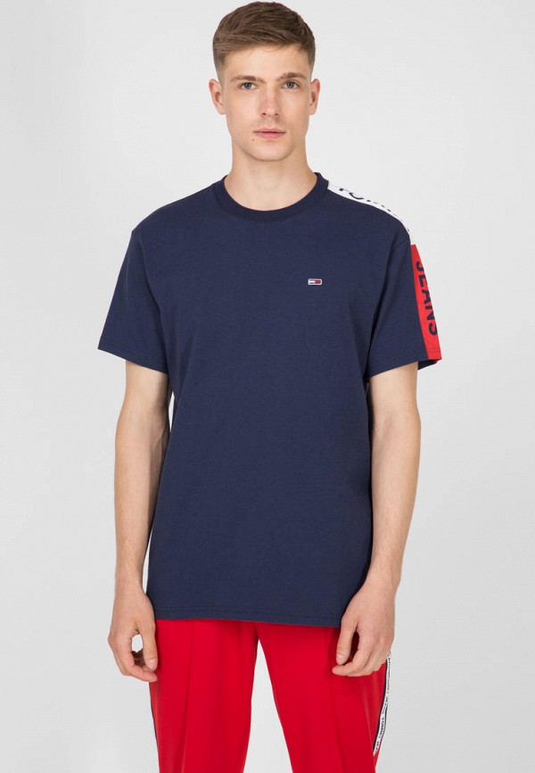 

Футболка Tommy Jeans, Синий, TJM SLEEVE GRAPHIC