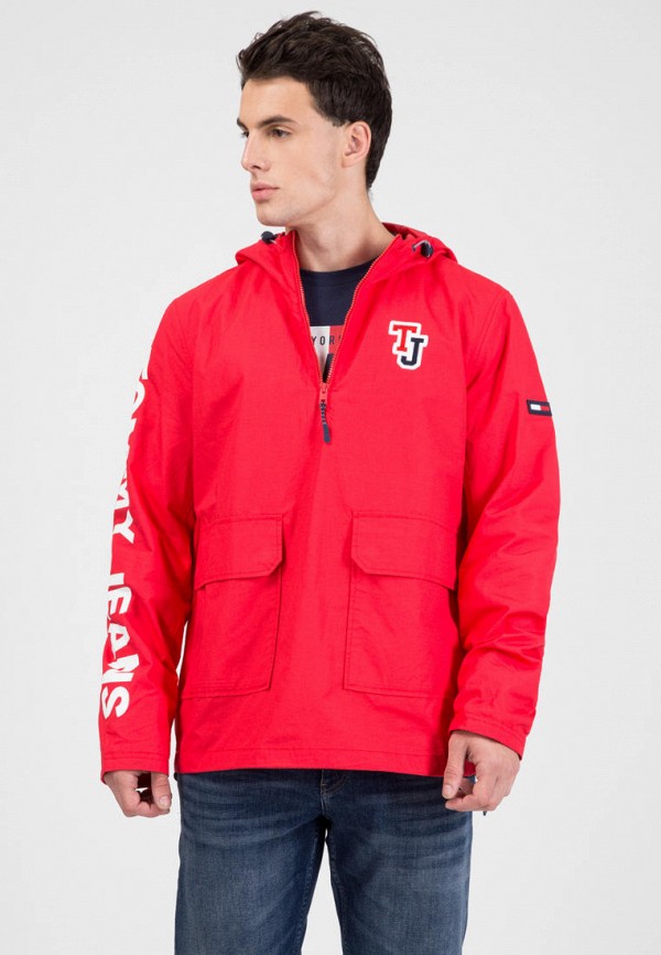 

Куртка Tommy Jeans, TJM LOGO PULLOVER, Красный