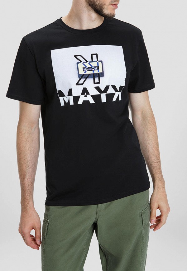 

Футболка MAYK brand for ur life, Черный, cassette