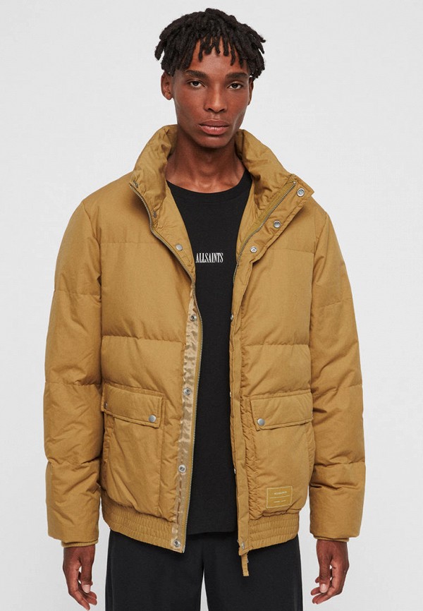 

Куртка утепленная AllSaints, Коричневый, HADLEY PUFFER