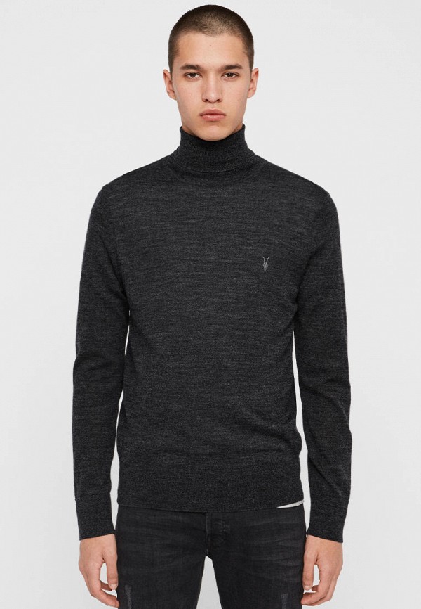

Водолазка AllSaints, Черный, MODE MERINO ROLL NEC