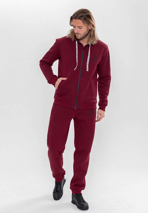 Бордовый спортивный костюм мужской