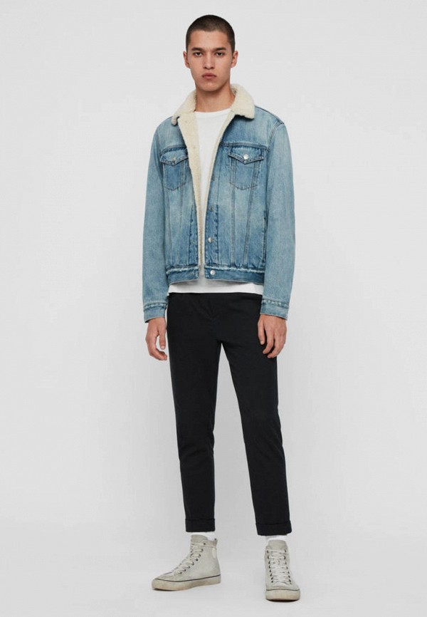 

Куртка джинсовая AllSaints, Голубой, AllSaints MP002XM0QV9M