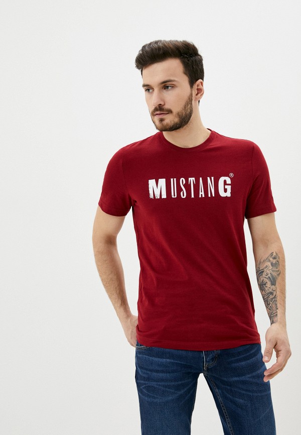 

Футболка Mustang, Бордовый