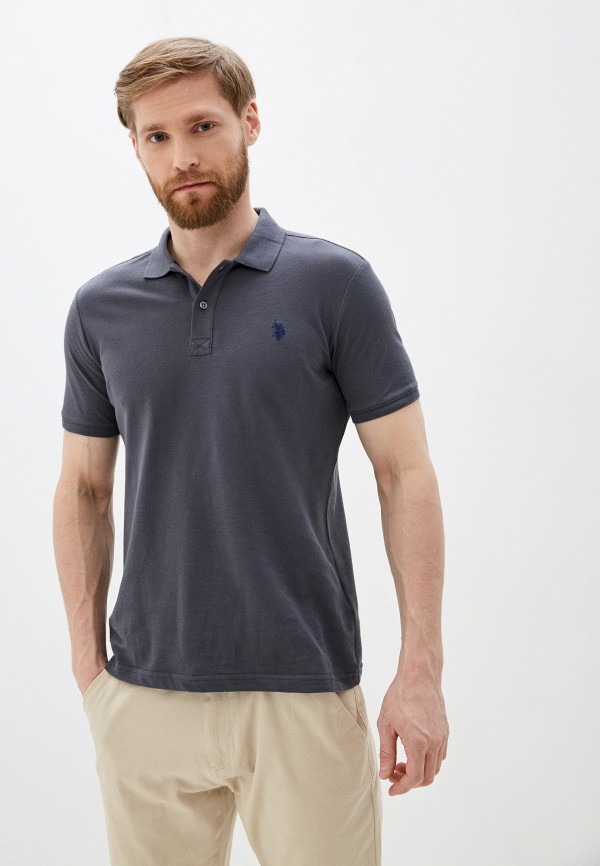 

Поло U.S. Polo Assn, Серый