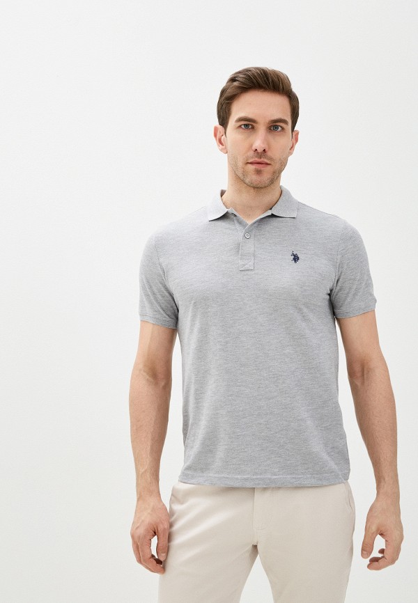 

Поло U.S. Polo Assn, Серый
