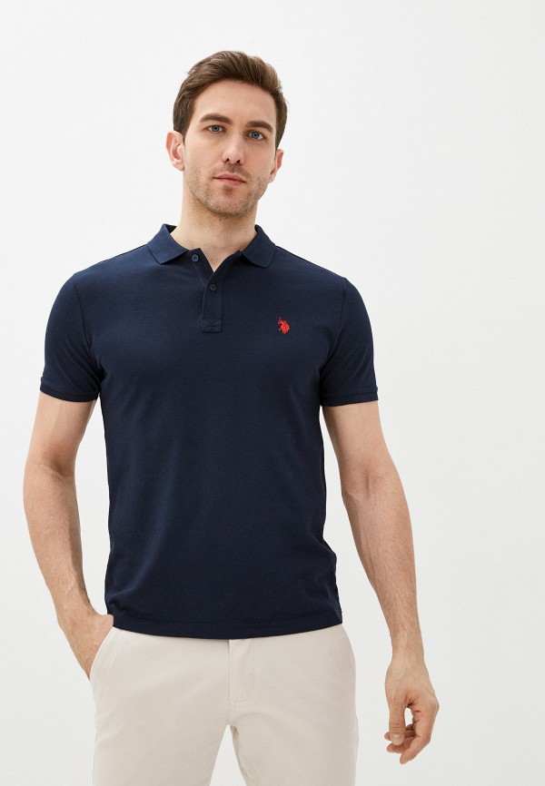 

Поло U.S. Polo Assn, Синий