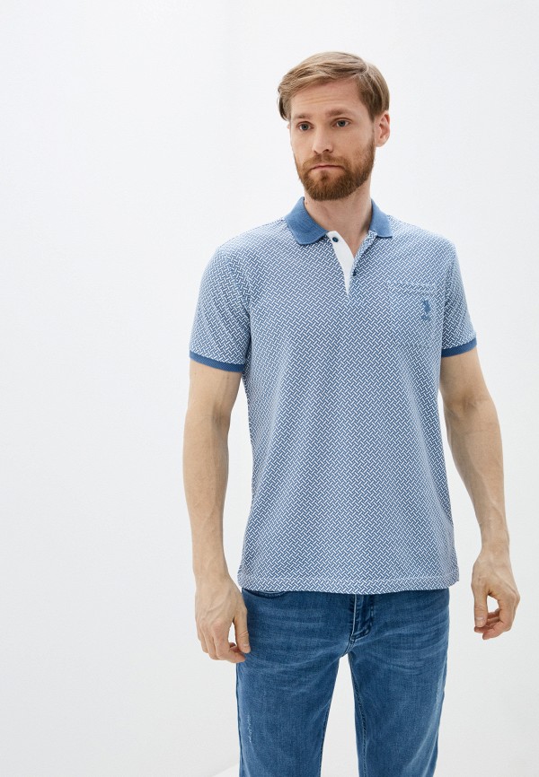 

Поло U.S. Polo Assn, Голубой