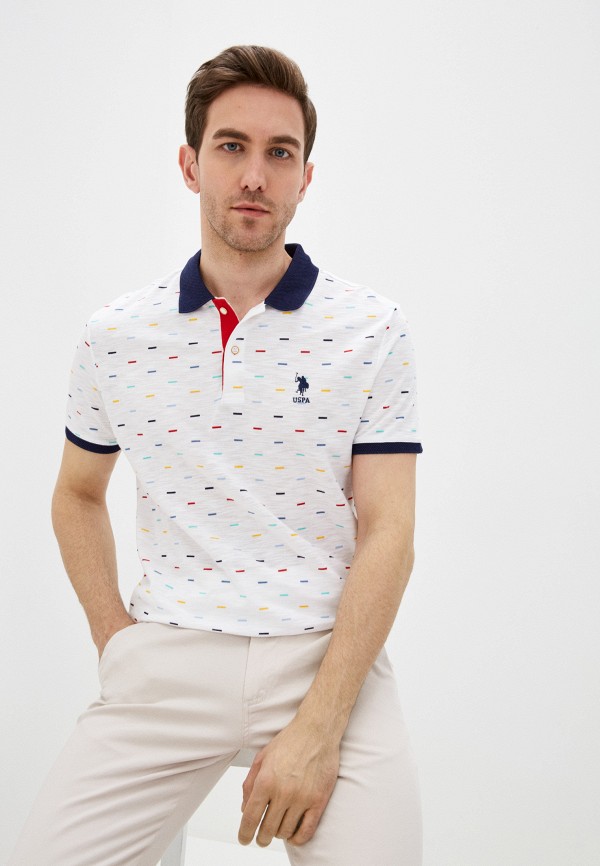 

Поло U.S. Polo Assn, Белый