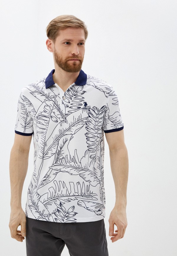 

Поло U.S. Polo Assn, Белый