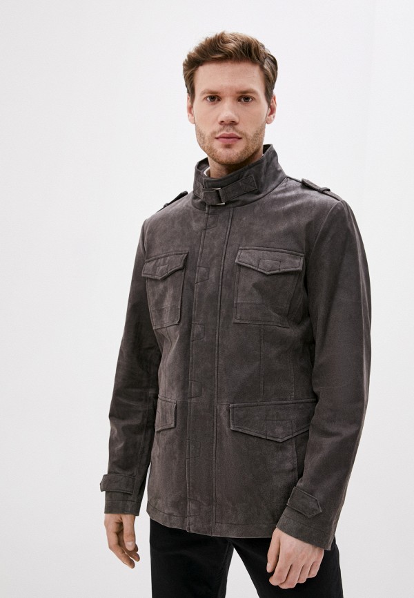 

Куртка кожаная Urban Fashion for Men, Коричневый