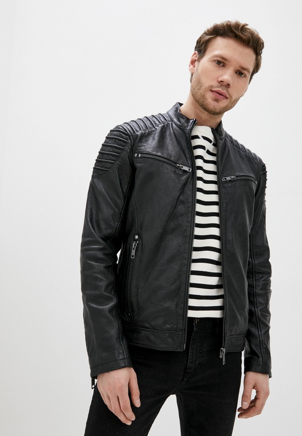 

Куртка кожаная Urban Fashion for Men, Черный
