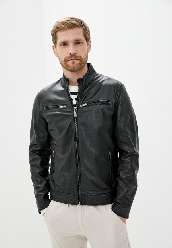 

Куртка кожаная Urban Fashion for Men, Черный