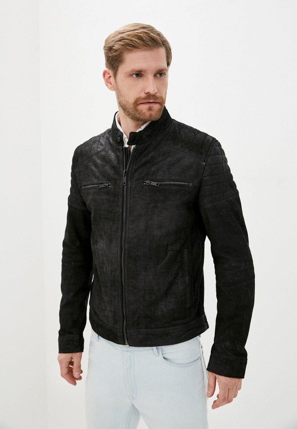 

Куртка кожаная Urban Fashion for Men, Черный