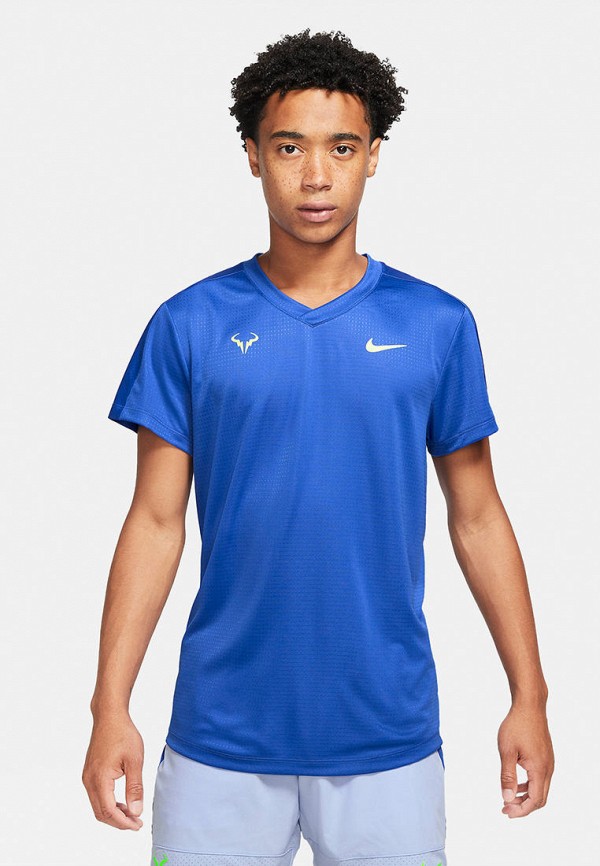 

Футболка спортивная Nike, Синий, RAFA M NKCT DF CHALLNGR TOP SS