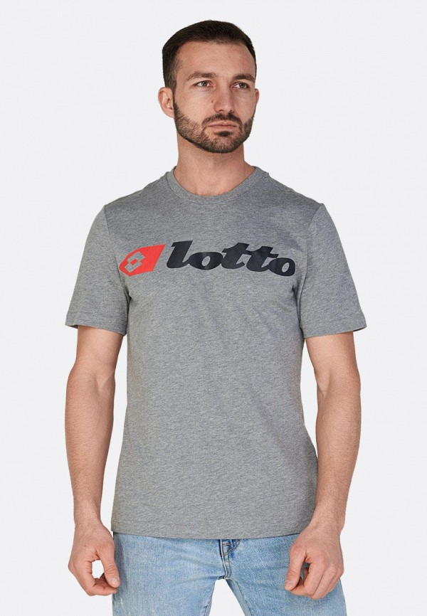 

Футболка спортивная Lotto, Серый, ATHLETICA DUE LOGO MEL JS