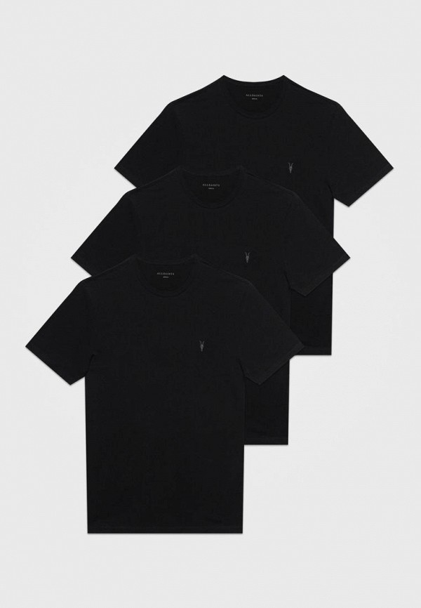 

Футболки 3 шт. AllSaints, Черный, AllSaints MP002XM0S8GN