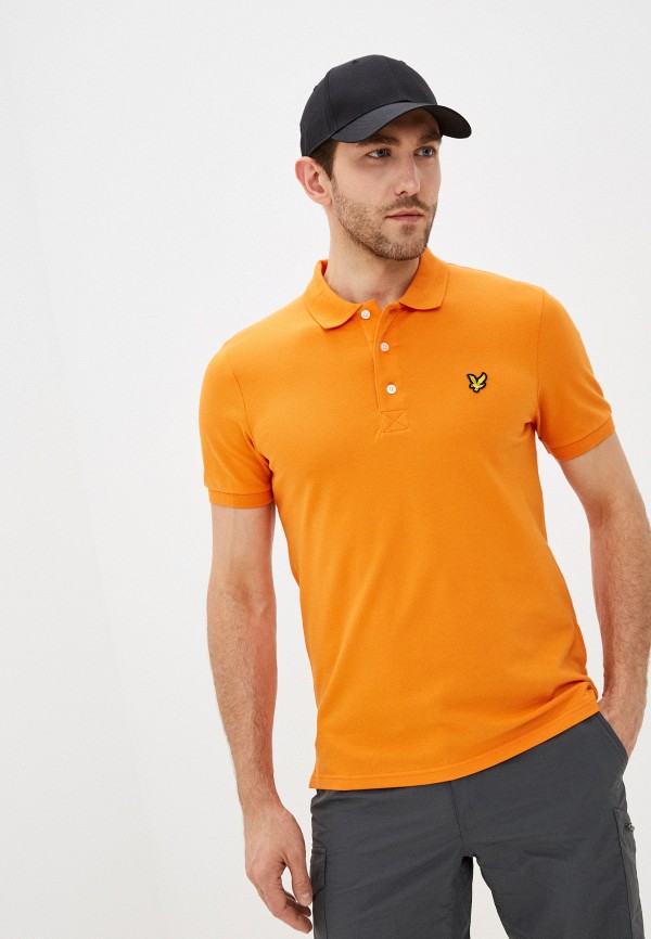 

Поло Lyle & Scott, Оранжевый, Slim Stretch Polo Shirt