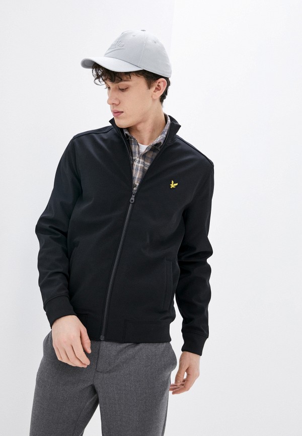 

Олимпийка Lyle & Scott, Черный, Softshell Funnel Neck Zip Through Sweatshirt