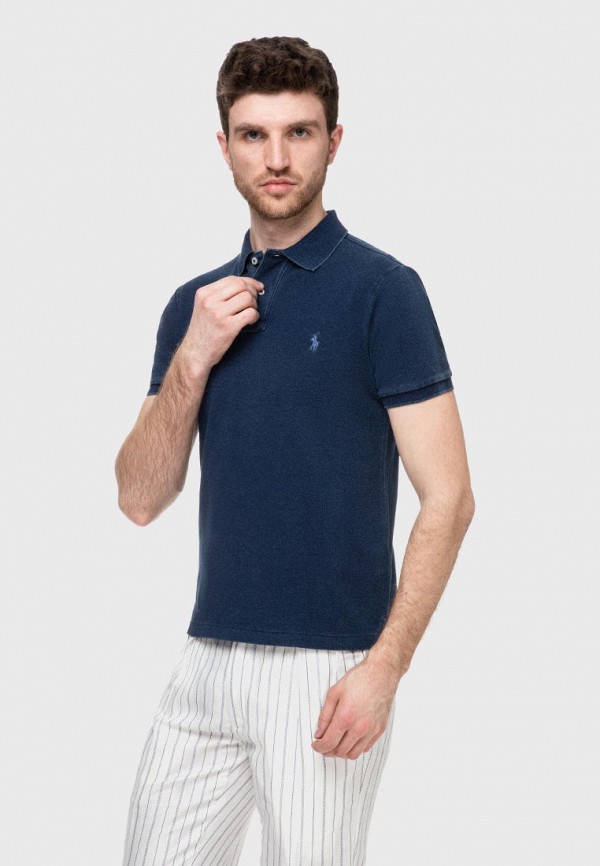 Polo Ralph Lauren синее поло