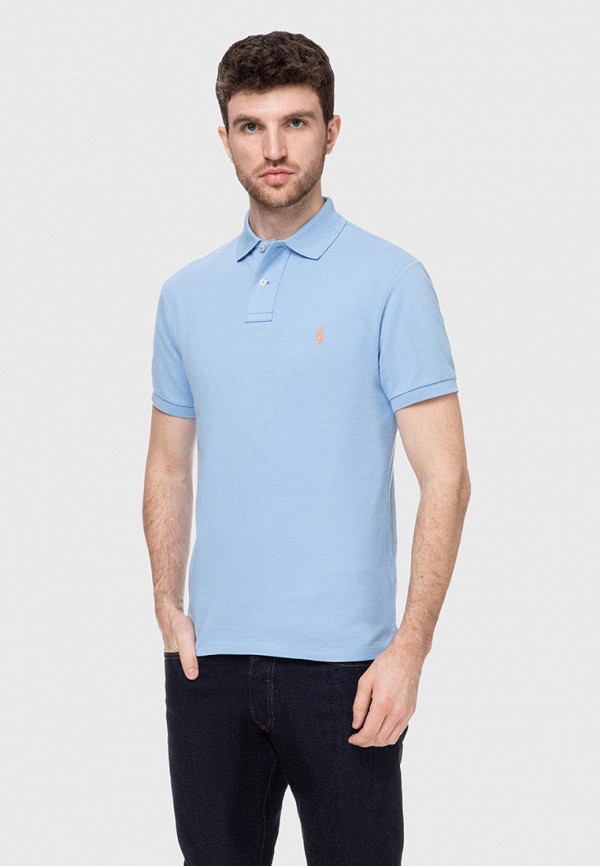

Поло Polo Ralph Lauren, Голубой, Polo Ralph Lauren MP002XM0S90H