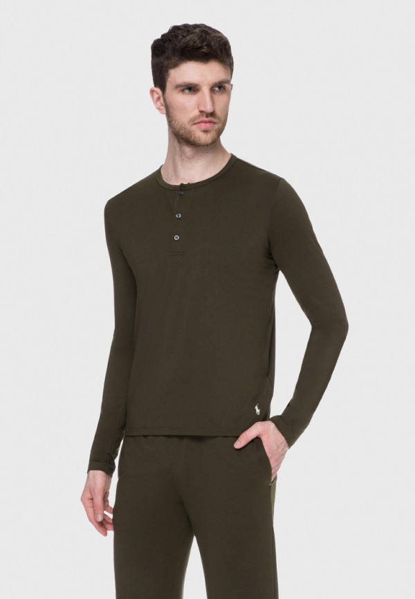 

Лонгслив домашний Polo Ralph Lauren, Хаки