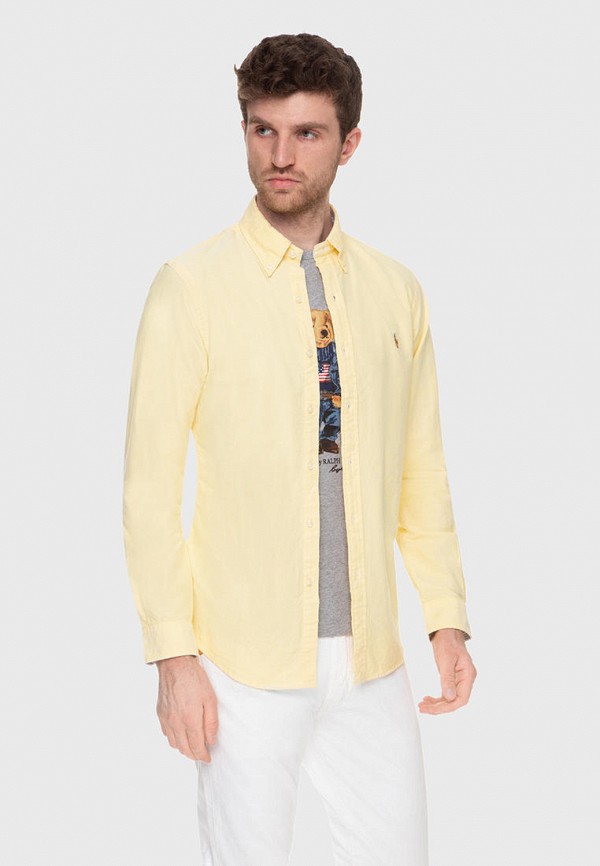 

Рубашка Polo Ralph Lauren, Желтый, Polo Ralph Lauren MP002XM0S97D