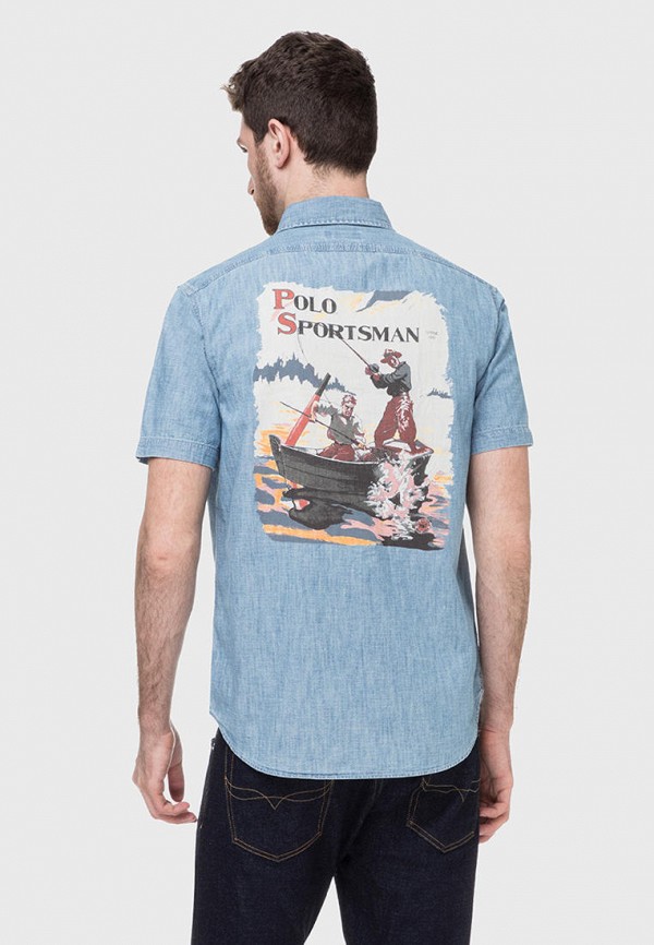

Рубашка джинсовая Polo Ralph Lauren, Голубой, Polo Ralph Lauren MP002XM0S97L