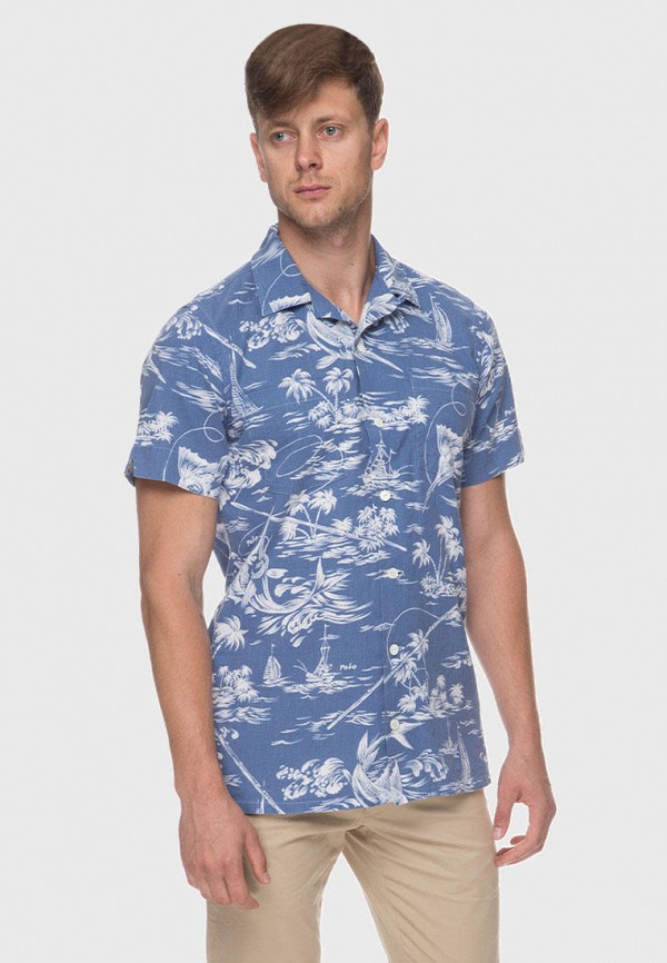 

Рубашка Polo Ralph Lauren, Голубой