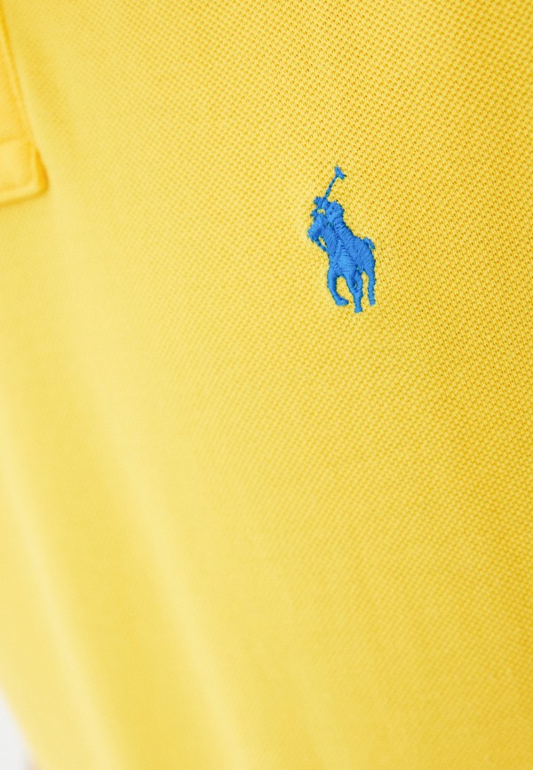 Поло Polo Ralph Lauren цвет желтый  Фото 5