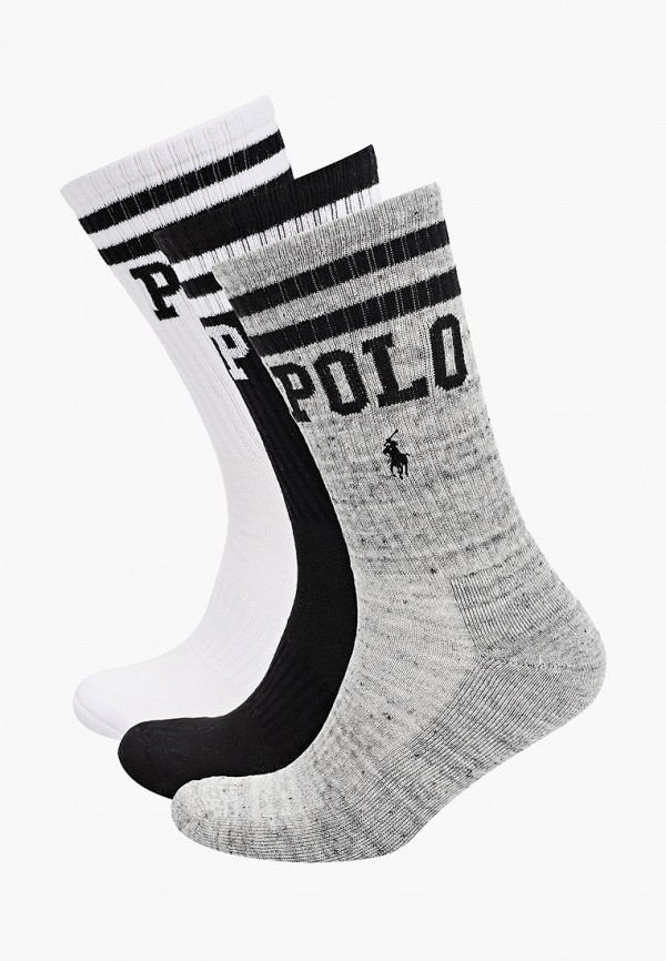 

Носки 3 пары Polo Ralph Lauren, Разноцветный