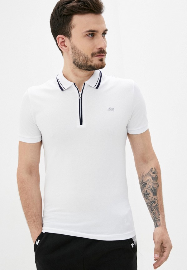 

Поло Lacoste, Белый