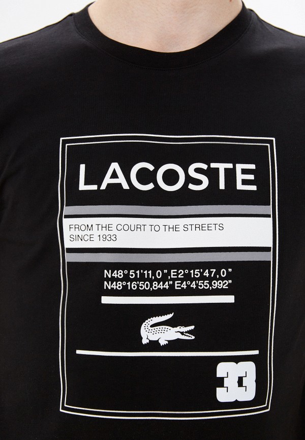 Футболка Lacoste черный, размер 52, фото 3