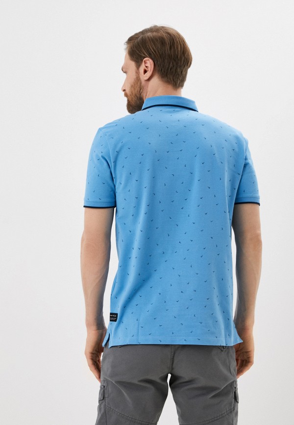 Поло Tom Tailor голубой, размер 48, фото 2