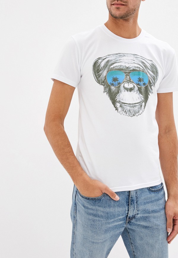 

Футболка Mosko jeans, Белый, Футболка мужская Mosko-M115